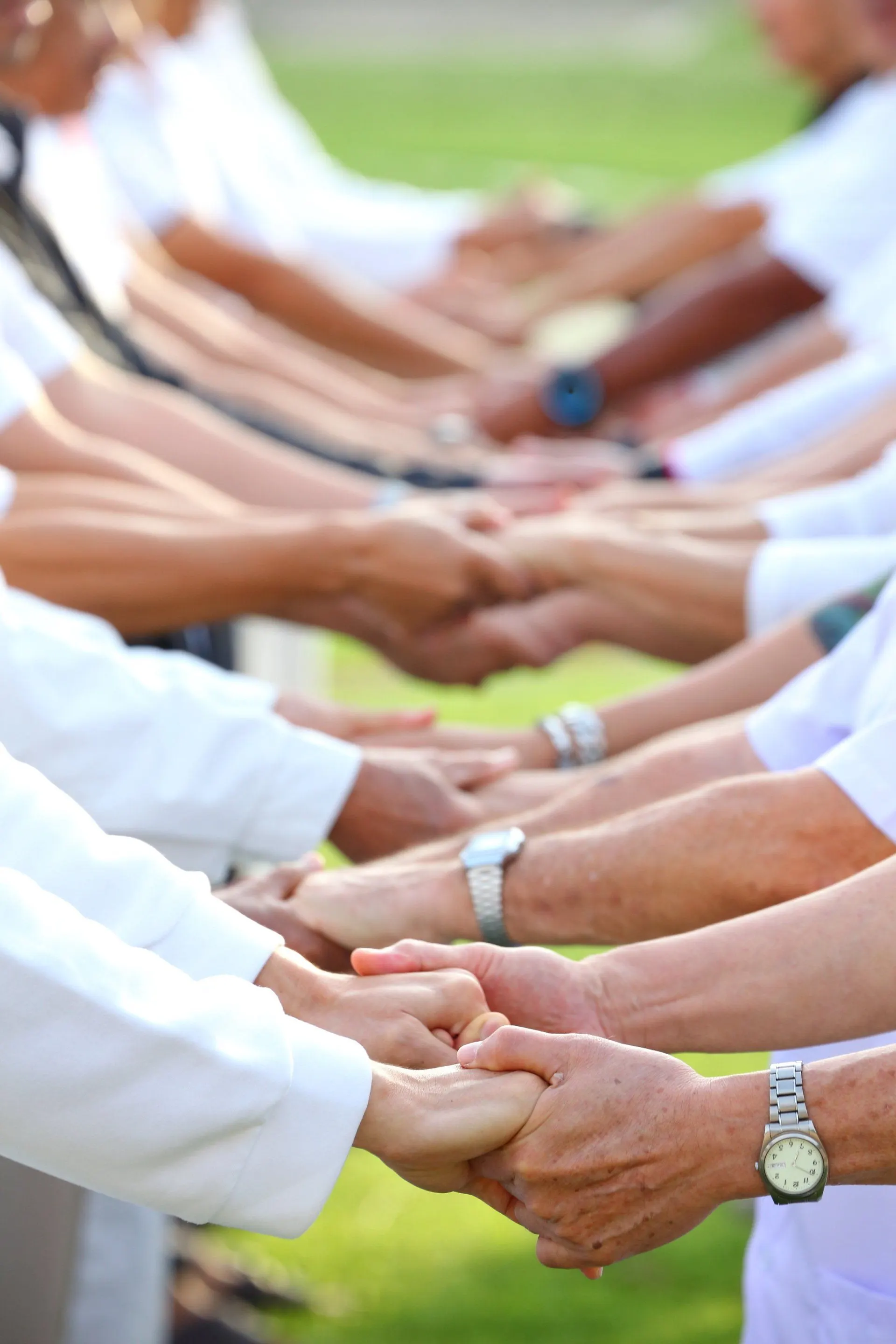 Un'attività di team building in campagna